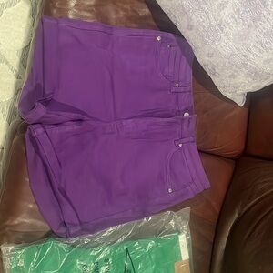 💜purple Judy Blue shorts Brand new, never worn